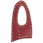 Gimaguas Women's Mini Franca Bag in Burgundy 