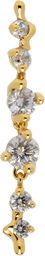 Maria Black Gold Arctic Medium Single Earring
