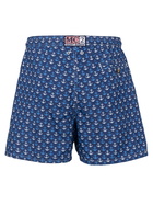 MC2 Saint Barth Man Lightweight Fabric Swim-shorts Lighting Micro Fantasy With Anchor Print