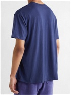 Entireworld - Recycled Slub Cotton-Jersey T-Shirt - Blue