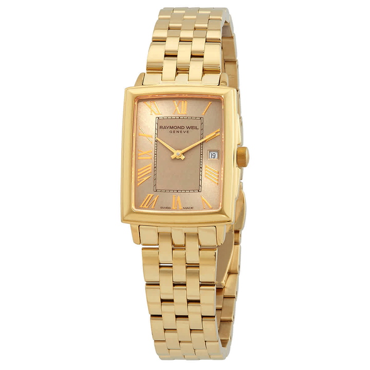 Photo: Raymond Weil Toccata Quartz Champagne Dial Ladies Watch 5925-P-00100