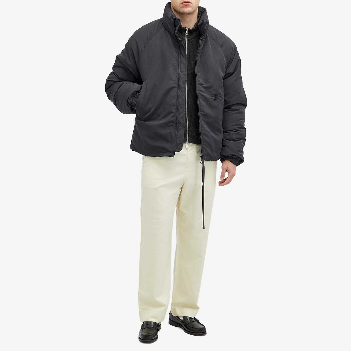 New Amsterdam Surf Association Men's New Amsterdam Safety Puffer Jacket in Black