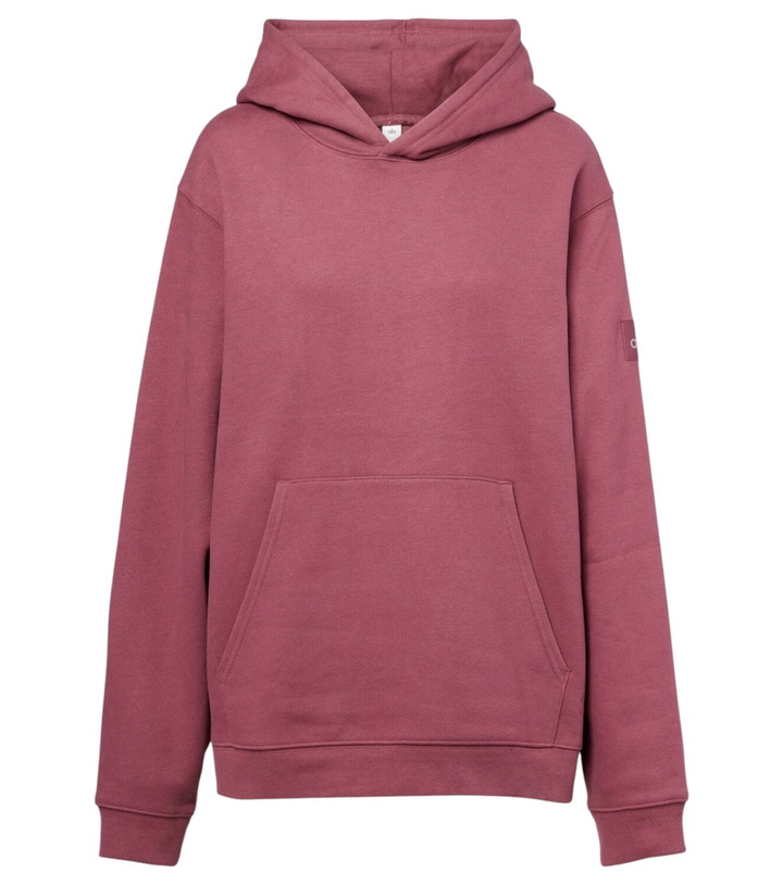 Photo: Alo Yoga Renown cotton-blend jersey hoodie