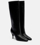 Herbert Levine Silhouette leather knee-high boots