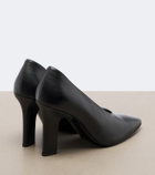 The Row Sylvia leather pumps