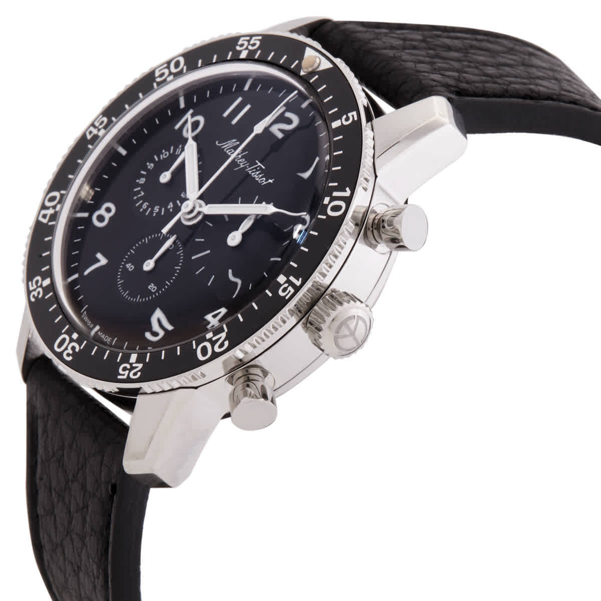 Mathey-Tissot 1968 Chronograph Automatic Black Dial Mens Watch TYPE1968N