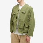 South2 West8 Men's Tenkara Nylon Jacket in Light Olive