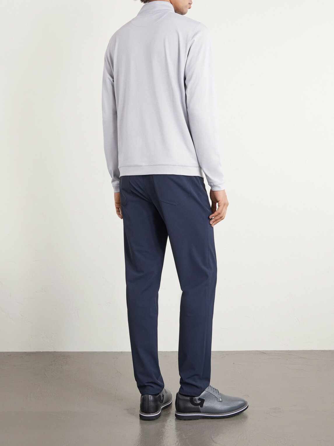 Peter Millar - Albatross Piqué Half-Zip Sweater - Gray
