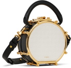 AMIRI Black & Gold MA Quad Mini Drum Bag