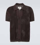 Frescobol Carioca Pinto crochet cotton shirt