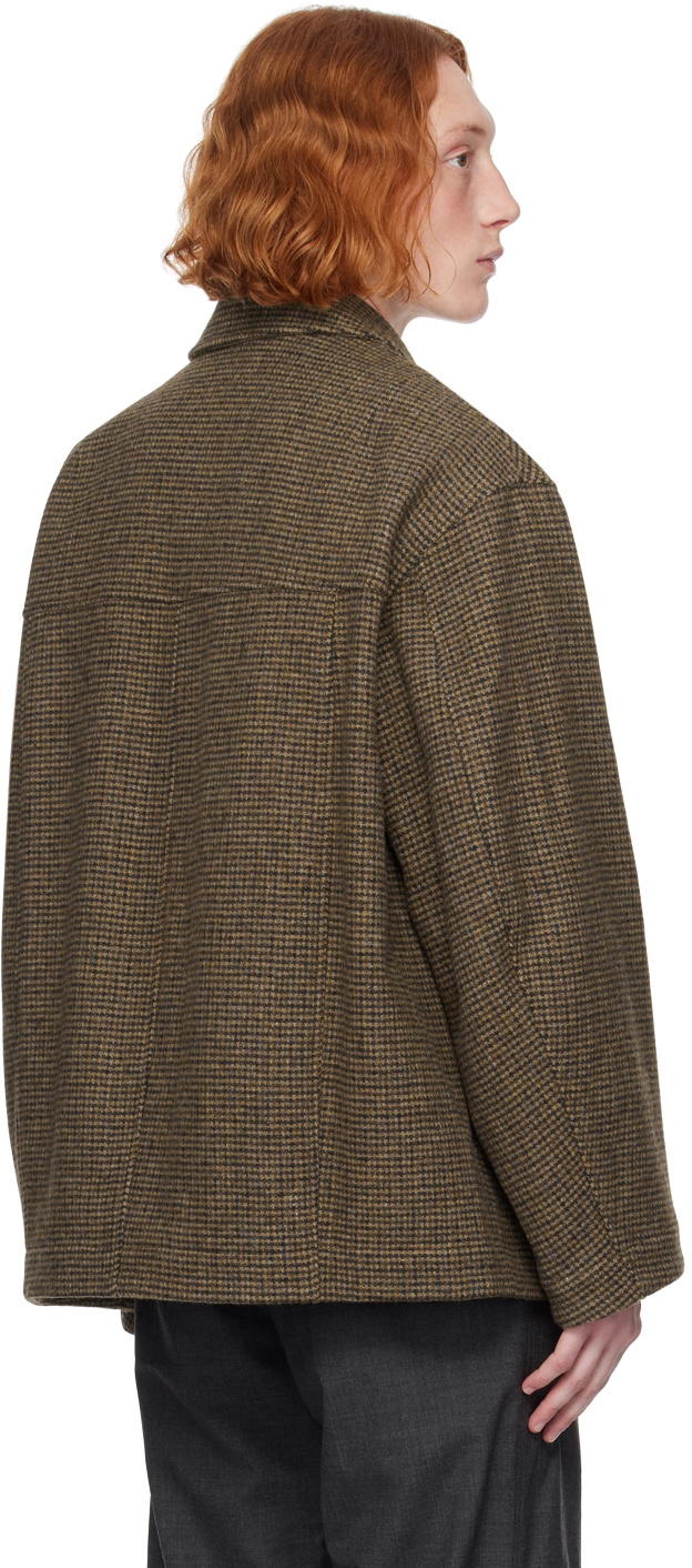 LE17SEPTEMBRE Brown Half Layered Jacket LE17SEPTEMBRE