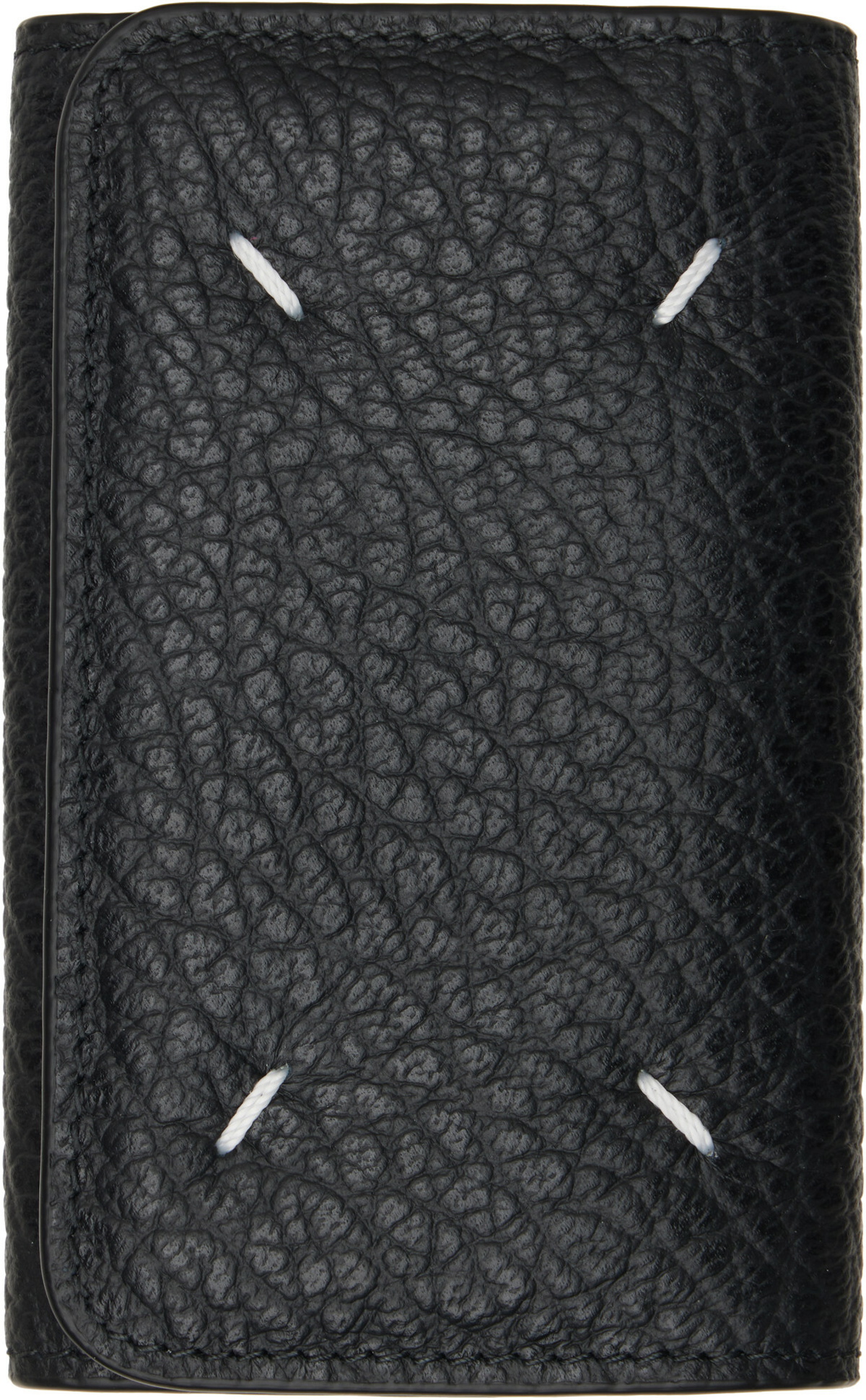 Maison Margiela Black Four Stitches Key Case