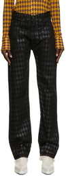 Maximilian Black Harlequin Jeans