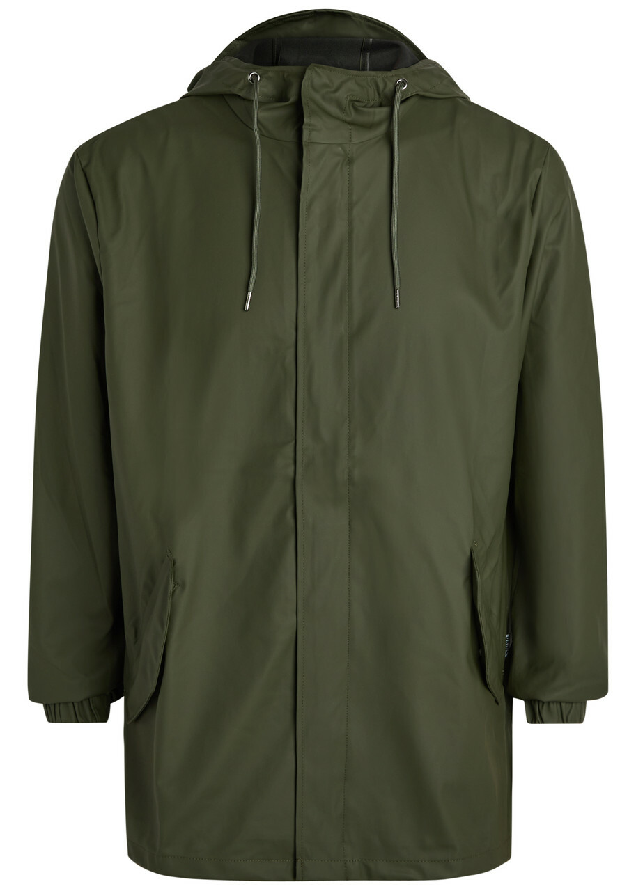 Rains Fishtail Waterproof Jacket Green
