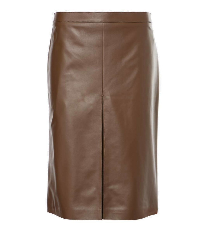 Photo: Tod's Leather pencil skirt