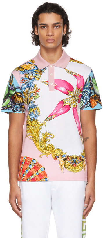 Photo: Versace Multicolor Trésor De La Mer Polo