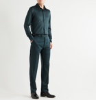 Brioni - Cashmere and Silk-Blend Shirt - Blue