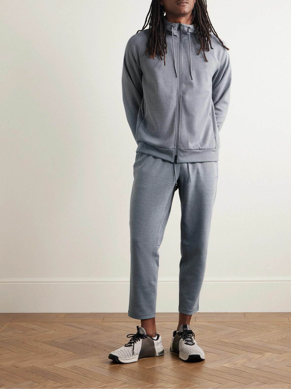 Nike Training - Tapered Dri-FIT UV Sweatpants - Gray