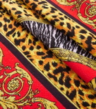 Versace Home Barocco printed wool blanket