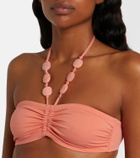 Eres Lana beaded bikini top
