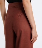 Blazé Milano Fox wool and cashmere straight pants