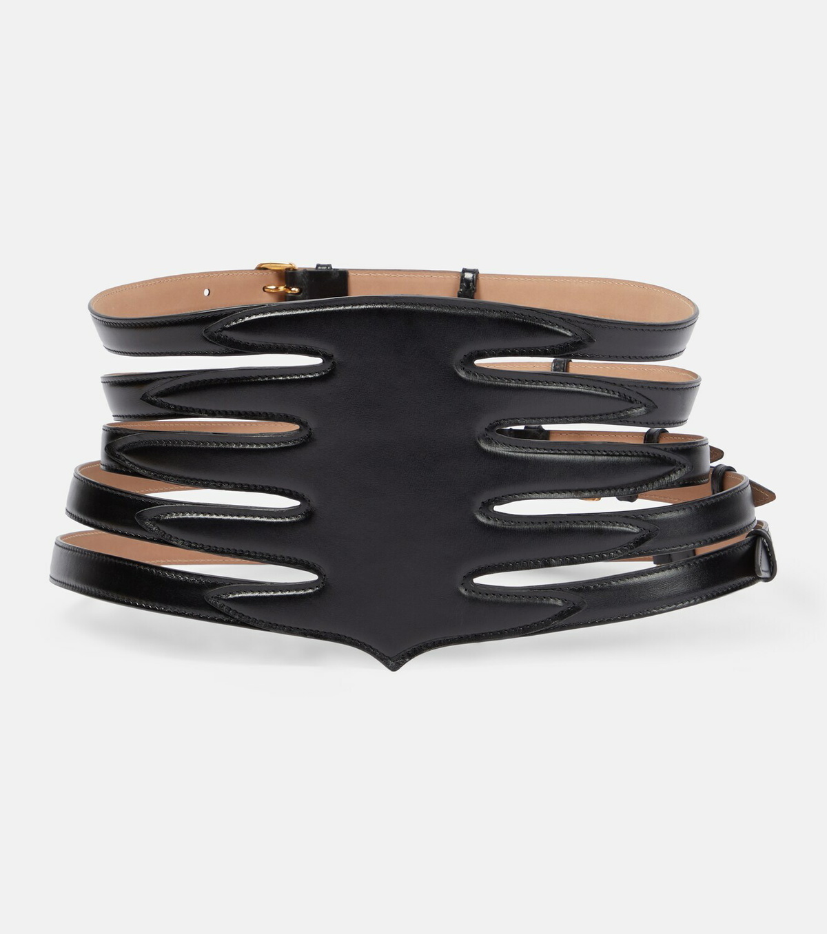 【ALAIA】 Multi slim leather belt Alaïa Multi slim leather belt ALAÏA