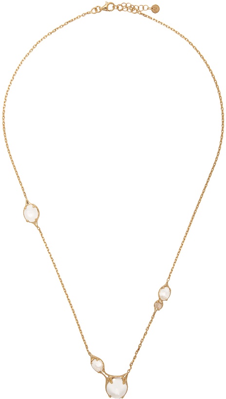 Photo: Alan Crocetti Gold Droplet Necklace