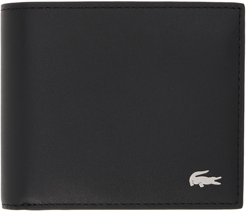 Lacoste Black Monogramme Zipped Wallet Lacoste