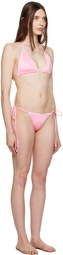 Frankies Bikinis SSENSE Exclusive Pink Tia & Mackenzie Bikini