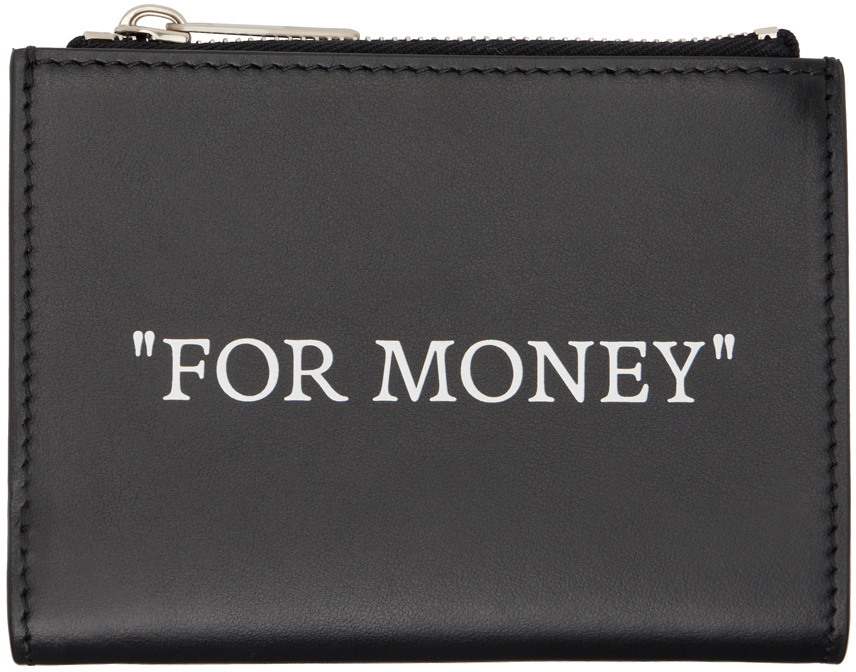 Off White Black For Money Wallet Off White