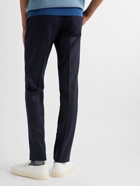 Incotex - Venezia 1951 Slim-Fit Worsted Wool-Flannel Trousers - Black