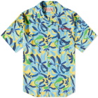 Marni X No Vacancy Inn Chippy Fishes Vacation Shirt in Powder Blu