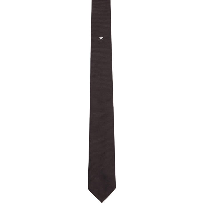 Photo: Givenchy Black and White Single Star Tie
