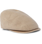 Lock & Co Hatters - Drifter Linen Flat Cap - Neutrals