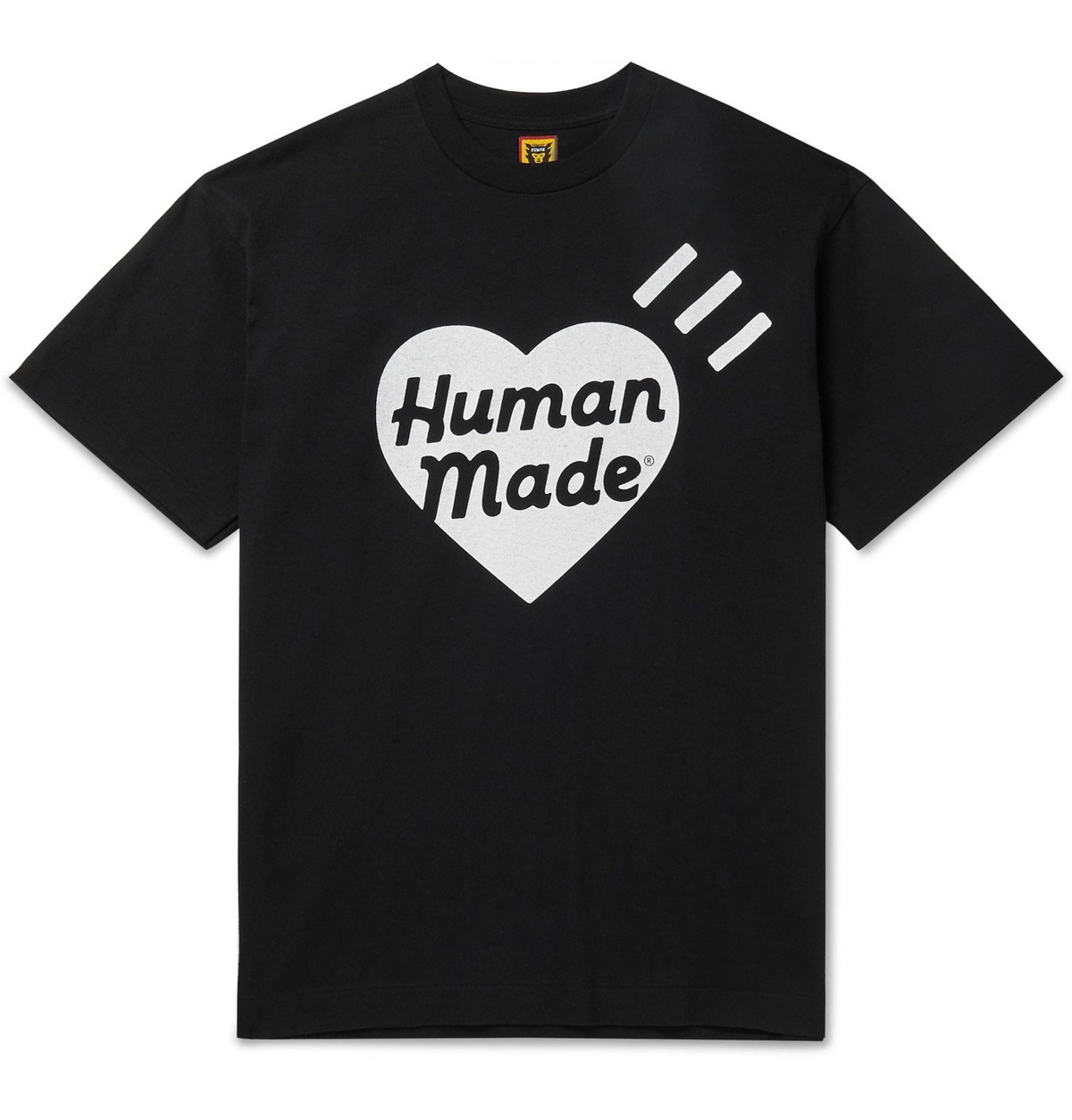 Human Made - Slim-Fit Logo-Print Cotton-Jersey T-Shirt - Black ...