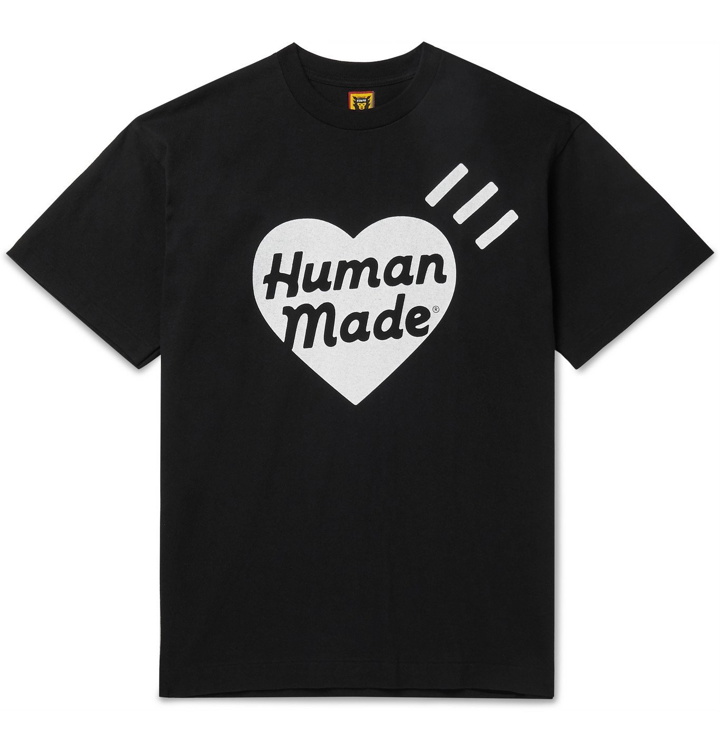 Photo: Human Made - Slim-Fit Logo-Print Cotton-Jersey T-Shirt - Black