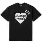 Human Made - Slim-Fit Logo-Print Cotton-Jersey T-Shirt - Black