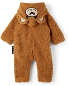 Moschino Baby Brown Teddy Bear Jumpsuit
