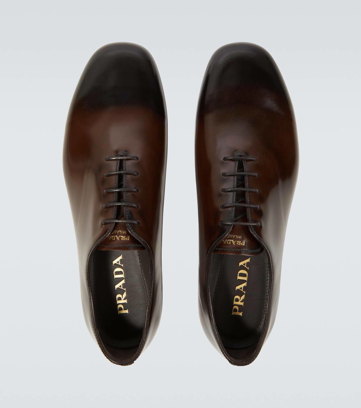 Prada Brushed leather Oxford shoes