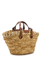 Anya Hindmarch Seagrass Eyes Small Raffia Basket bag - Natural - One Size