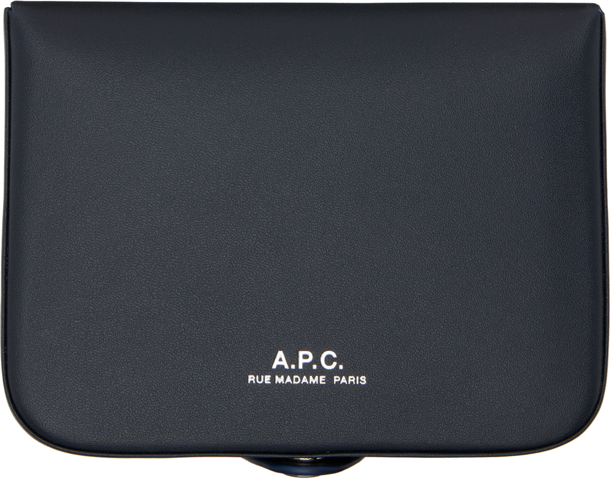 A.P.C. Navy Josh Coin Wallet