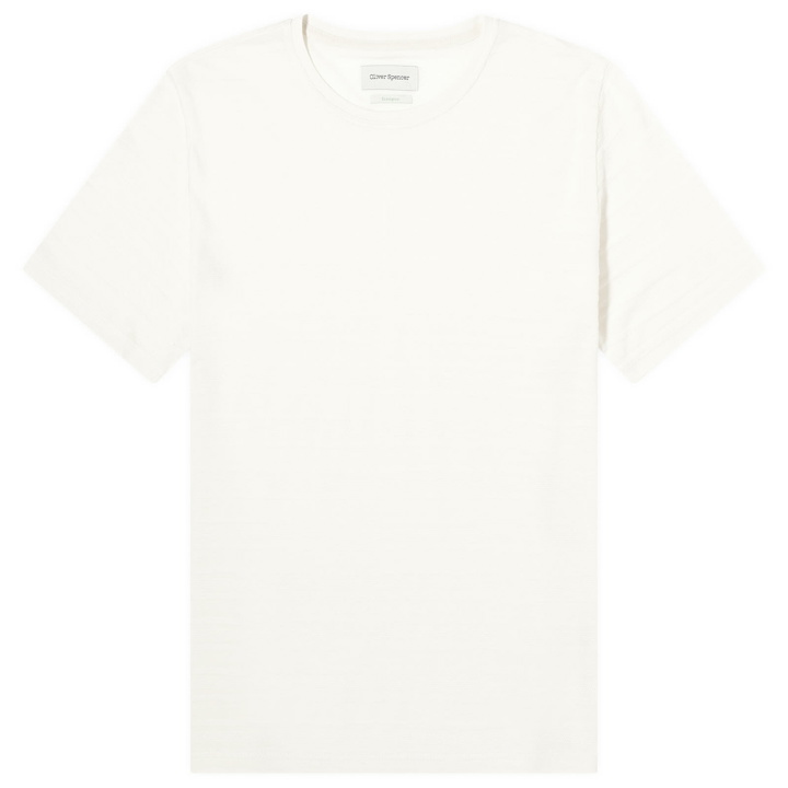 Photo: Oliver Spencer Men's Conduit T-Shirt in Cream