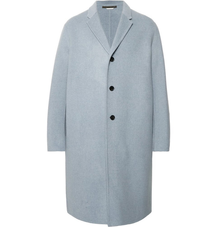 Photo: Acne Studios - Chad Oversized Wool and Cashmere-Blend Coat - Men - Sky blue