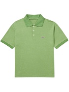 Visvim - Jumbo Weller Cotton and Cashmere-Blend Jersey Polo Shirt - Green