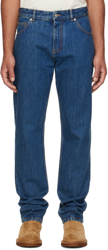 Photo: Bally Blue Straight Jeans