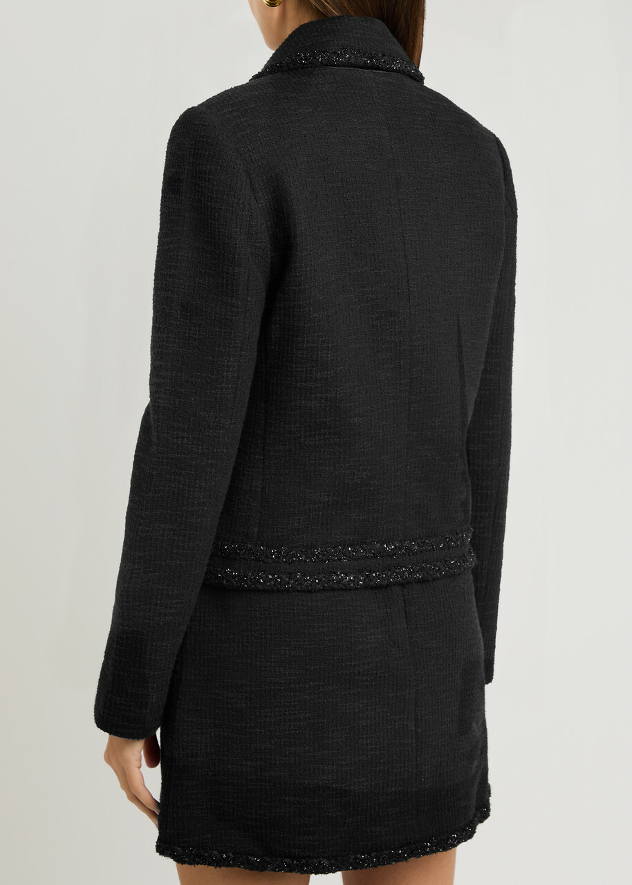 Rebecca Vallance Margo Tweed Jacket Black Rebecca Vallance