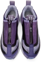 11 by Boris Bidjan Saberi Black & Purple Salomon Edition Bamba2 Low Sneakers