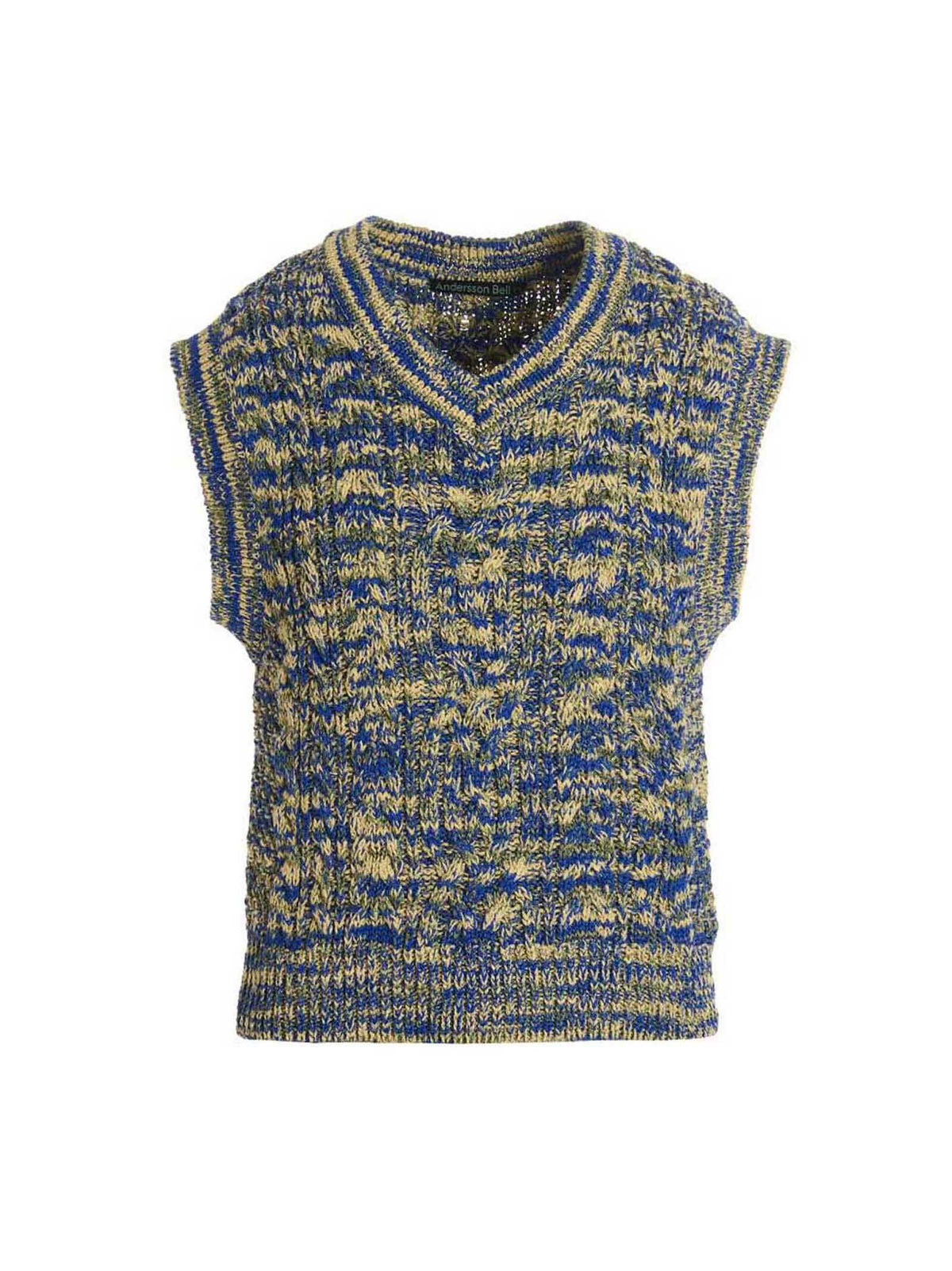 トップス ANDERSSON BELL * SUSTAINABLE KNIT VEST Andersson bell sweater vest
