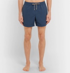 Brunello Cucinelli - Slim-Fit Mid-Length Swim Shorts - Storm blue