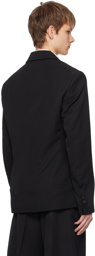 JACQUEMUS Black Les Classiques 'La veste Melo tuxedo' Blazer